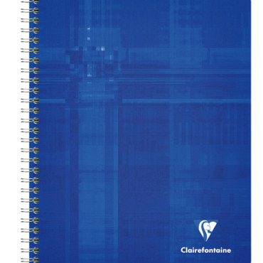 Schrift Clairefontaine A5+ ruit 5x5mm 120 pagina's 90gr assorti