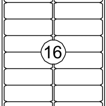Etiket Quantore 99.1x33.9mm 1600 stuks
