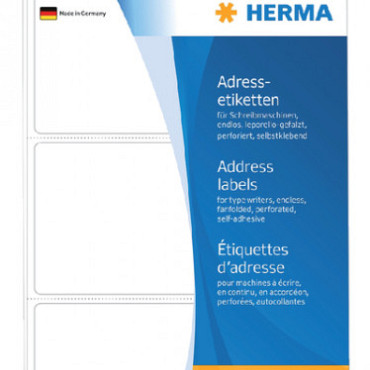 Etiket HERMA adres 4301 95x48mm 250stuks zig-zag