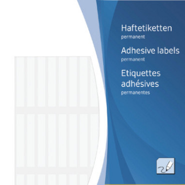 Etiket HERMA 2300 5x35mm wit 1920 stuks