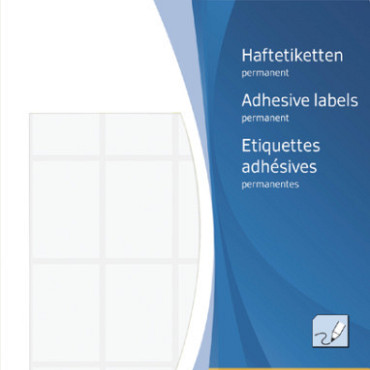 Etiket HERMA 2430 22x32mm wit 640 stuks
