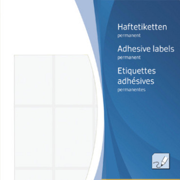 Etiket HERMA 2450 25x40mm wit 512 stuks