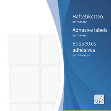 Etiket HERMA 2440 32x41mm wit 384 stuks