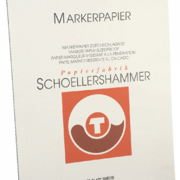 Markerblok Schoellershammer A2 75gr wit
