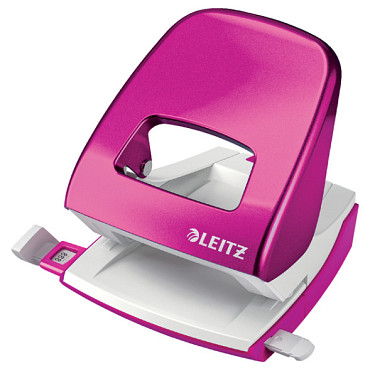 Perforator Leitz WOW 5008 Nexxt metaal 30 vel roze