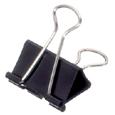 Papierklem MAUL 213 Foldback 32mm zwart 12 stuks