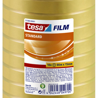 Plakband tesafilm® standaard 66mx15mm transparant