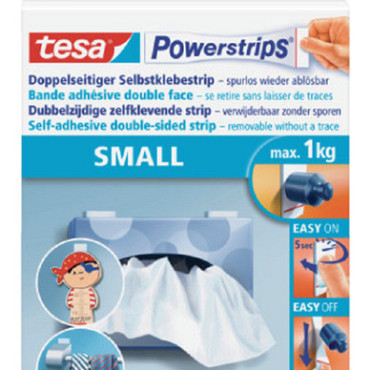 Kleefstrips tesa Powerstrips® SMALL dubbelzijdig 1kg 14 stuks
