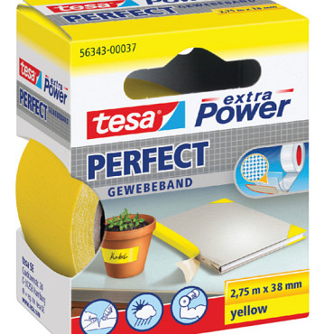 Textieltape tesa® extra Power Perfect 2.75mx38mm geel
