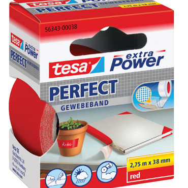 Textieltape tesa® extra Power Perfect 2.75mx38mm rood
