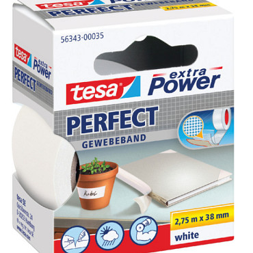 Textieltape tesa® extra Power Perfect 2.75mx38mm wit