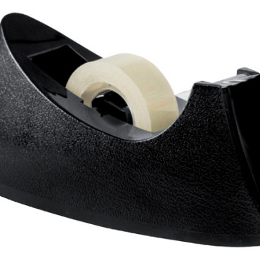 Plakbandhouder Quantore zwart 33m