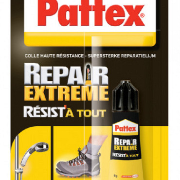 Alleslijm Pattex Repair Extreme tube 8gram op blister