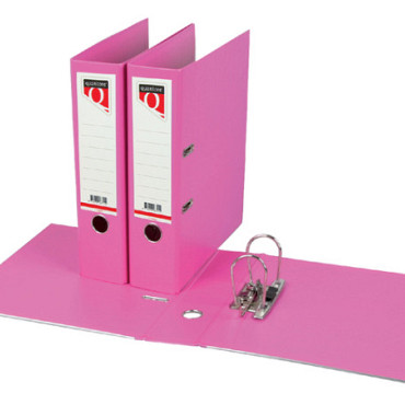 Ordner Quantore A4 80mm PP roze