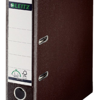 Ordner Leitz 1010 180° 80mm PP A4 bruin