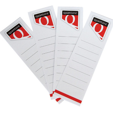 Rugetiket Quantore breed 60x290mm zelfklevend wit 10 stuks