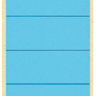 Rugetiket Leitz breed/lang 62x285mm zelfklevend blauw