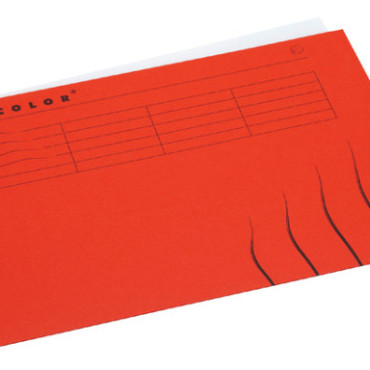 Vouwmap Secolor A4 100% gerecycled karton 250gr rood
