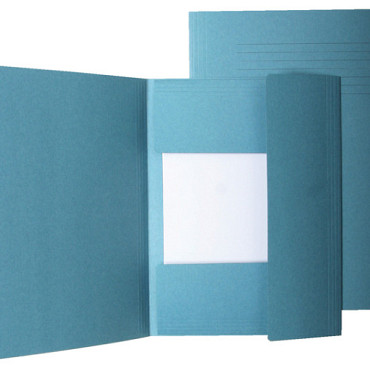 Dossiermap Quantore folio 225gr blauw