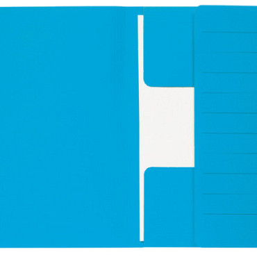 Dossiermap Djois Secolor Mammoet folio 3 kleppen 250gr recycled 360x250mm blauw