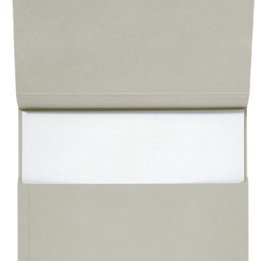 Pocketmap Secolor folio 100% gerecycled karton 250gr grijs