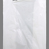 Hemddraagtas HDPE wit 30x10x60cm 1000 stuks
