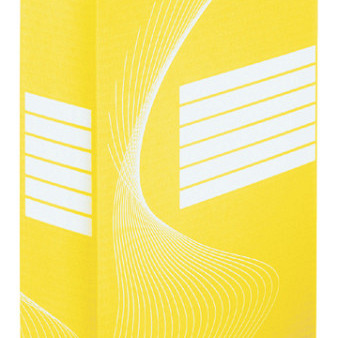 Archiefdoos Esselte Boxycolor 80mm 352x250mm geel