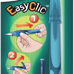 Vulpen Bic EasyClic medium blister à 1 stuk