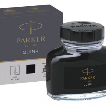 Vulpeninkt Parker Quink permanent 57ml zwart
