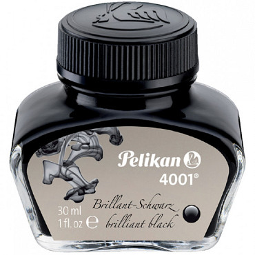 Vulpeninkt Pelikan 4001 30ml briljant zwart