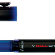 Rollerpen PILOT V-Ball grip breed blauw