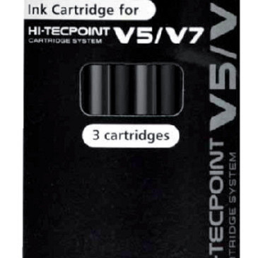 Inktpatroon PILOT Begreen Hi-Tecpoint V5/V7 zwart set à 3 stuks