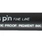 Fineliner Uni-ball Pin 0.1mm zwart