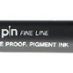 Fineliner Uni-ball Pin 0.8mm zwart