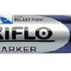 Viltstift Pentel MWL5S Maxiflo whiteboard rond 1mm blauw