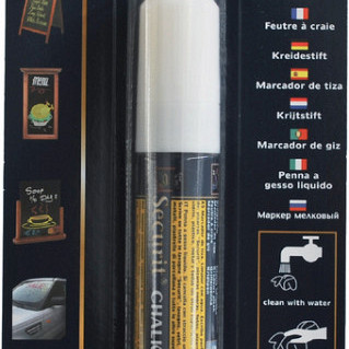 Krijtstift Securit SMA-720 blok wit 7-15mm blister
