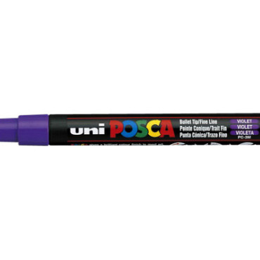 Verfstift Posca PC3M fijn paars