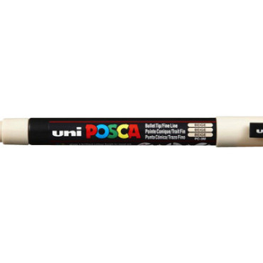 Verfstift Posca PC3M fijn beige