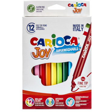 Viltstift Carioca Joy assorti set à 12 stuks