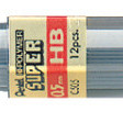 Potloodstift Pentel HB 0.5mm  zwart koker à 12 stuks