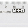 Liniaal M+R 1120 200mm plastic transparant