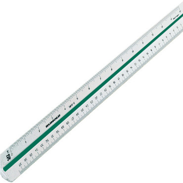 Schaalstok Rumold 150/30 DIN 1:2.5/5/10/20/50/100
