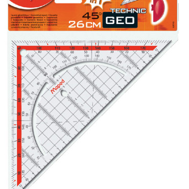 Geodriehoek Maped Geometric 26cm