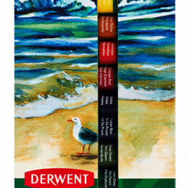 Aquarelverf Derwent Academy blister à 12 tubes à 12ml assorti