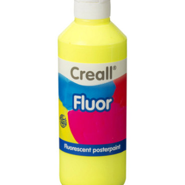 Plakkaatverf Creall fluor geel 250ml