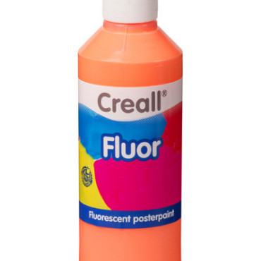 Plakkaatverf Creall fluor oranje 250ml