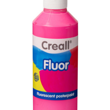 Plakkaatverf Creall fluor roze 250ml