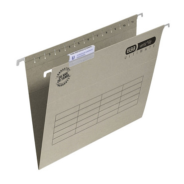Hangmap Elba Verticfile Ultimate folio V-bodem grijs verpakt per 10 stuks