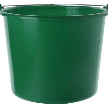 Emmer kunststof 12l groen
