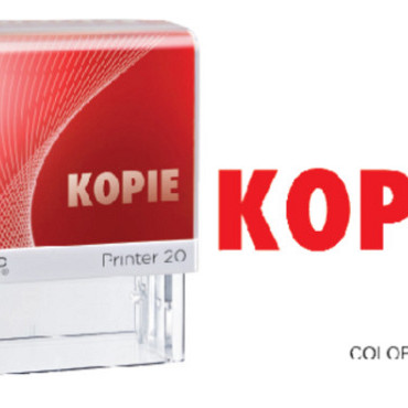 Tekststempel Colop Printer 20/L kopie rood